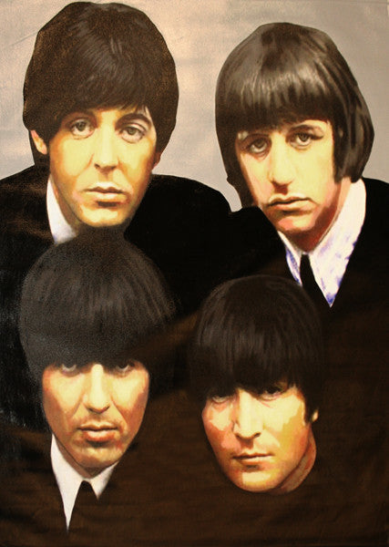 The Fab Four by Steve Kaufman
