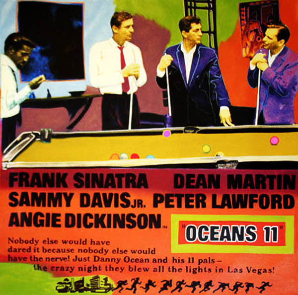 The Rat Pack - Ocean's 11 by Steve Kaufman
