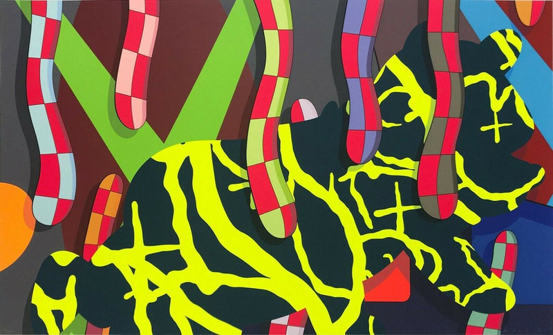 Far, Far Down by Kaws by Artists Misc., 2018 serigraph on Saunders waterford paper