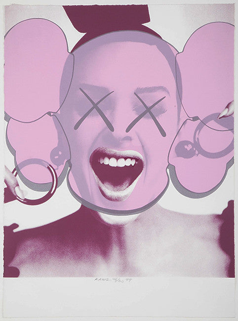 Supermodel 2 by Kaws by Artists Misc., 1999 screenprint