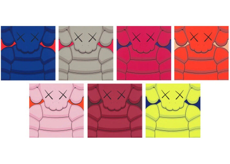 What Party (Portfolio of 7) by Kaws by Artists Misc., 2020 screenprint in colors on Saunders waterford 425 hp hiwhite paper