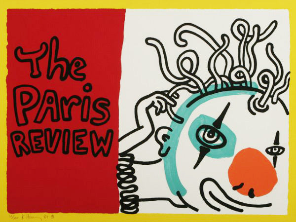 Paris Review by Keith Haring, 1989 screenprint in color