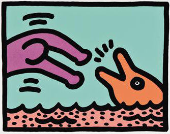 Pop Shop V (1) by Keith Haring