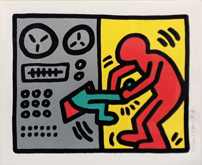 Pop Shop III (1) by Keith Haring, 1989 silkscreen
