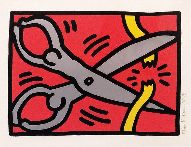 Pop Shop III (2) by Keith Haring, 1989 silkscreen