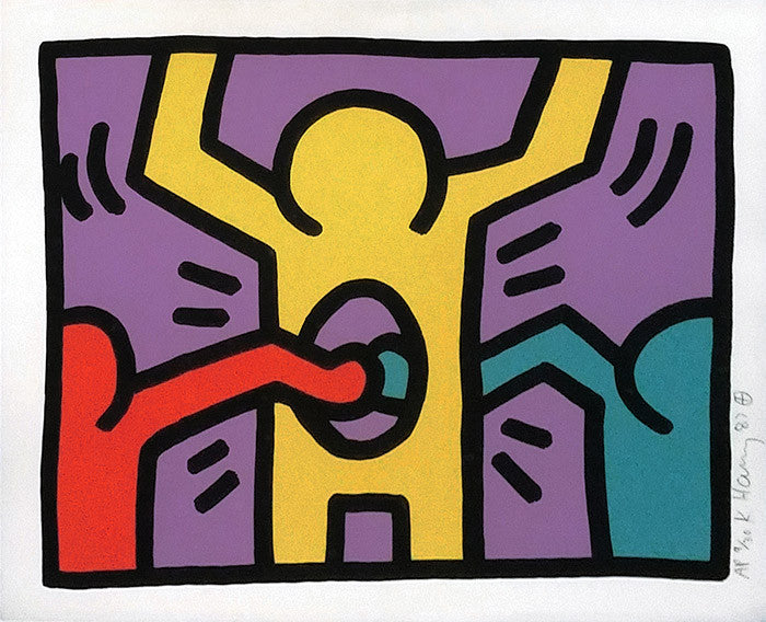 Pop Shop I (1) by Keith Haring, 1987 silkscreen