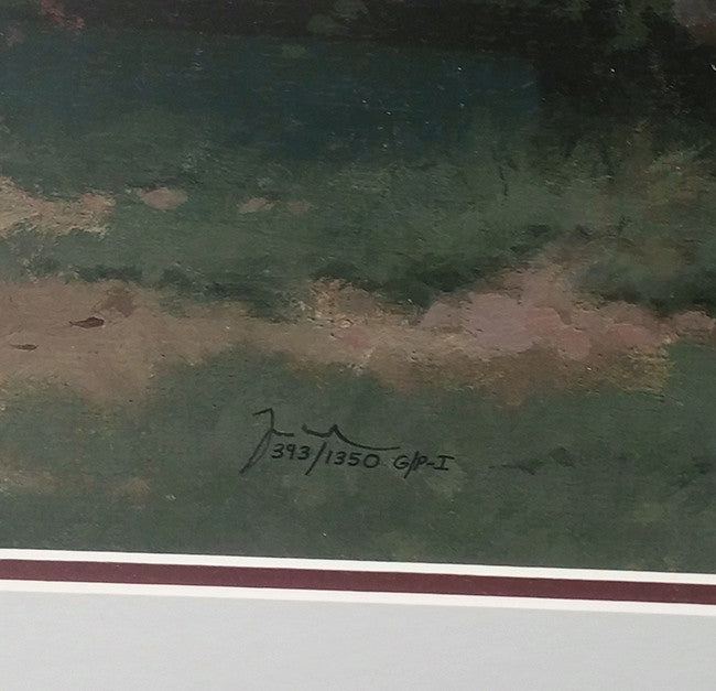 Foxglove Cottage by Thomas Kinkade, 1999 lithograph — detail 2