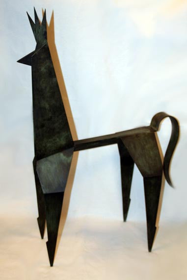 Horse by Harriet Kittay, sculpture metal