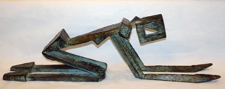 Reverence by Harriet Kittay, sculpture metal