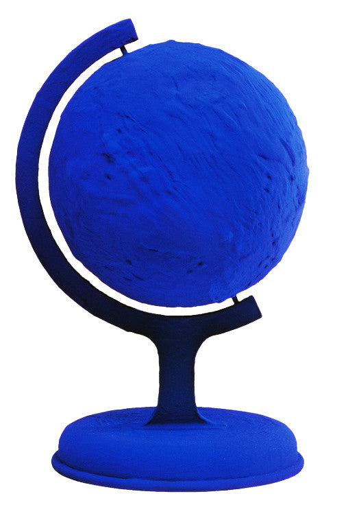 Globe Terrestre Bleu (Blue Earth) RP7 by Yves Klein by Artists Misc., 1957 pigment and synthetic resin on plaster — detail 2