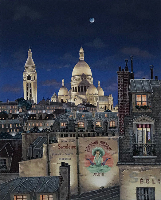 Paris Evenings (Rooftops of Paris) by Liudmila Kondakova by Artists Misc., serigraph