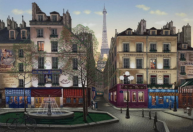 Rive Gauche by Liudmila Kondakova by Artists Misc., serigraph