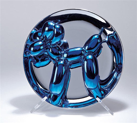 Balloon Dog (Blue) by Jeff Koons, 2002 metallic porcelain multiple — detail 2