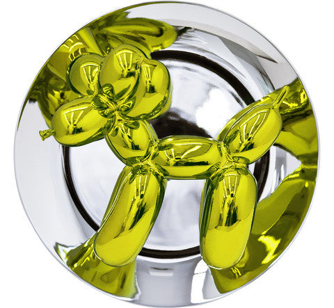Balloon Dog (Yellow) by Jeff Koons, 2015 metallic porcelain multiple