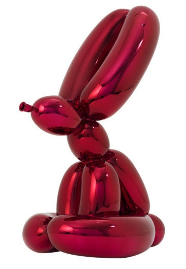 Balloon Rabbit (Red) by Jeff Koons, 2017 porcelain