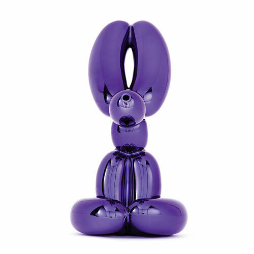 Balloon Rabbit (Violet) by Jeff Koons, 2017 porcelain