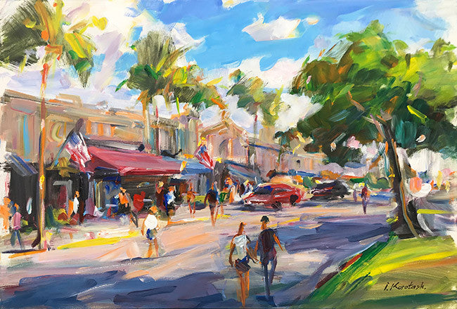 Las Olas by Igor Korotash, 2018 oil on canvas