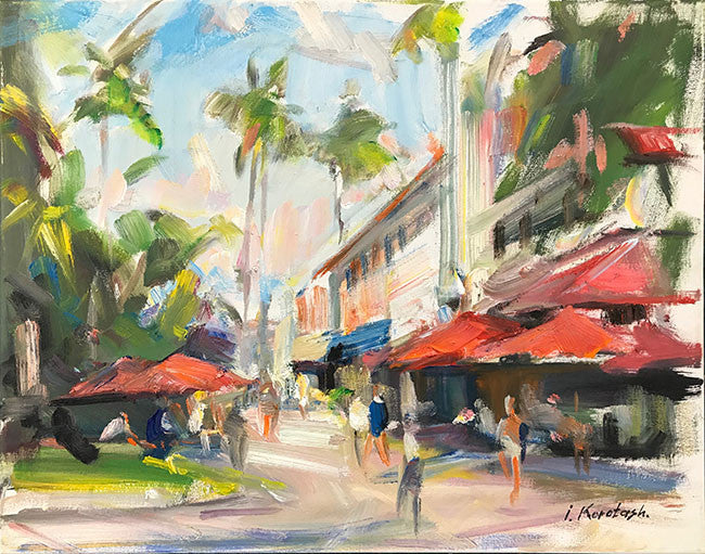Matheson Hammock by Igor Korotash, 2018 oil on canvas