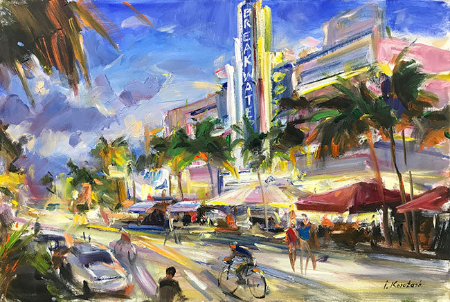 Ocean Drive by Igor Korotash, 2018 oil on canvas