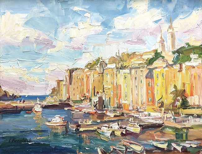 On the Water by Igor Korotash, acrylic on canvas