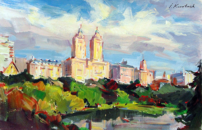 The Capital by Igor Korotash, 2012 acrylic on canvas