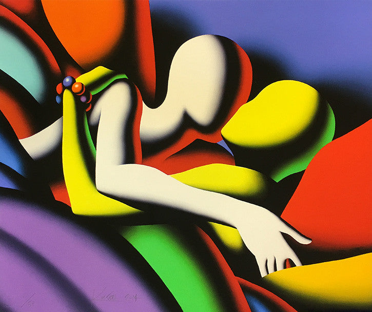 Going Under Cover by Mark Kostabi, 2014 giclee on hand made cotton paper