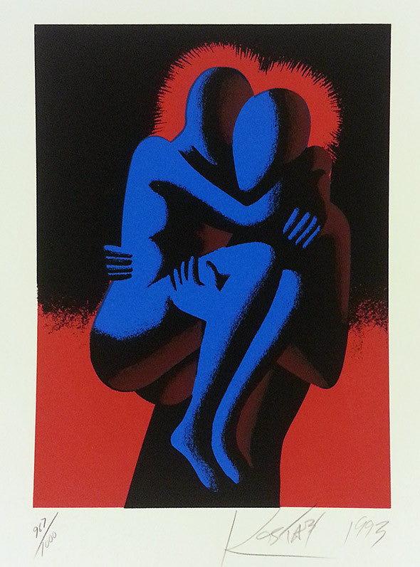Heartshare by Mark Kostabi, 1993 lithograph