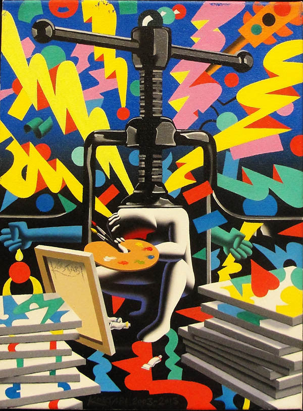 If Time Were My Friend by Mark Kostabi
