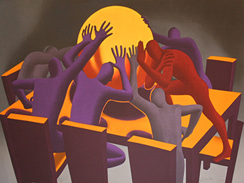 Push by Mark Kostabi
