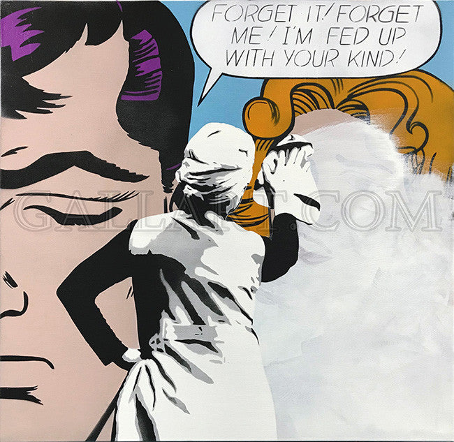 Ex-remover by Kunstrasen by Artists Misc., 2019 mixed media on canvas