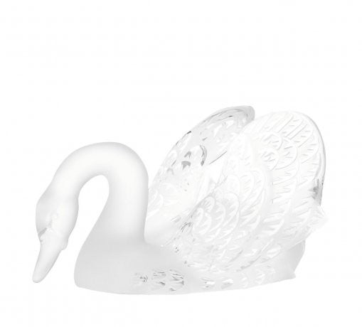Swan Head Down by Lalique, crystal