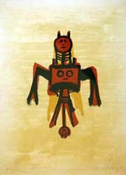 El Ultimo Viaje Del Buque Fantasma by Wifredo Lam, 1976 lithograph