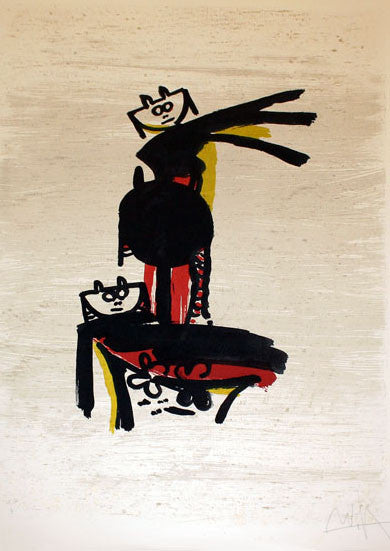 Orsa Maggiore # 7504 by Wifredo Lam, 1975 lithograph