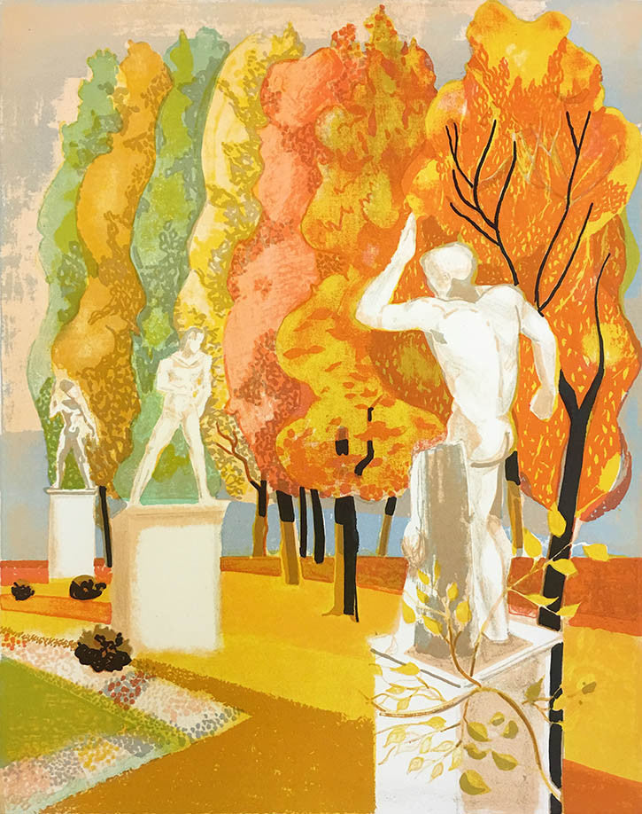 In the Park by George Lambert by Artists Misc., lithograph