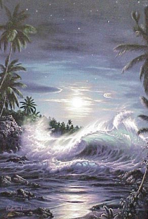 Maui Moon II by Christian Lassen, 1991 artagraph