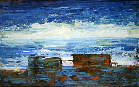 The Sea by Pedro Lazaro, 2003 acrylic on paper