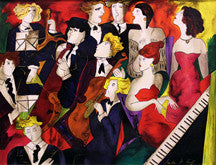 Les Quatre Saisons by Linda Le Kinff, 1998 serigraph