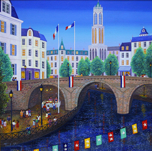 Bastille Day by Fanch Ledan, 1998 acrylic on canvas