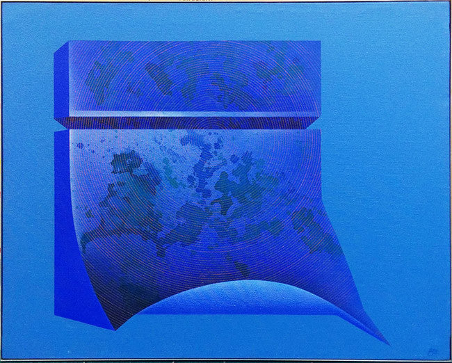 Centrifugue by Jim Leong, 1968 acrylic on canvas
