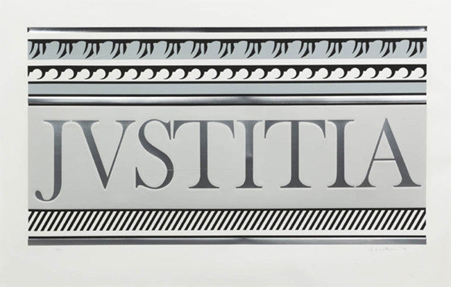Entablature Xa by Roy Lichtenstein, 1976 screenprint, lithograph, collage with embossing on Rives BFK paper