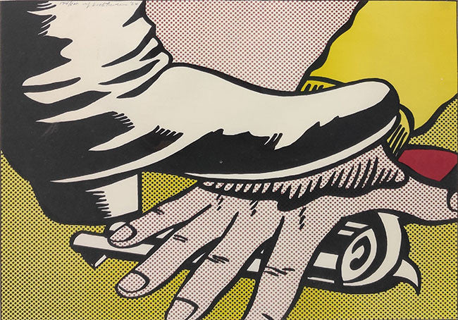 Foot and Hand (C. II.4) by Roy Lichtenstein, 1964 offset lithograph on white wove paper