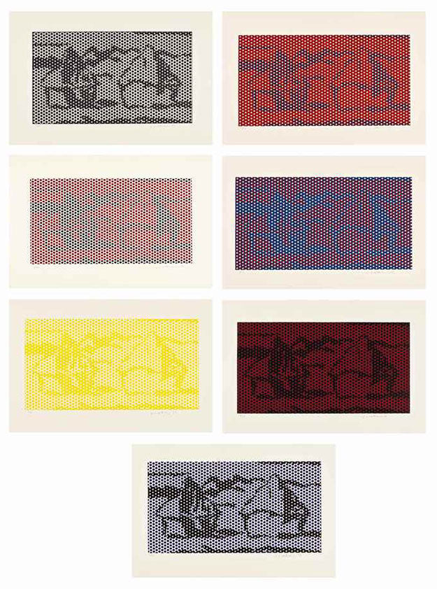 HAYSTACK # 1 TO 7 BY ROY LICHTENSTEIN – Premier Pop Art