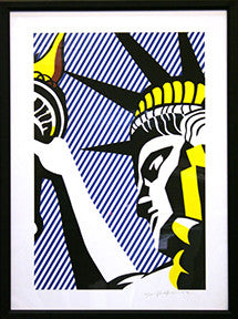 I Love Liberty by Roy Lichtenstein, 1982 screen print on Arches 88 paper
