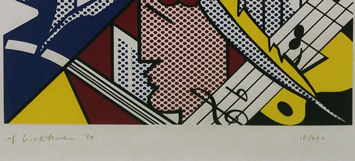 Industry and the Arts II by Roy Lichtenstein, 1969 screenprint — detail 2