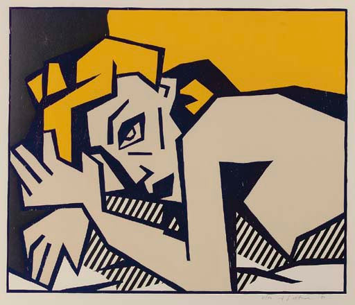 Reclining Nude by Roy Lichtenstein