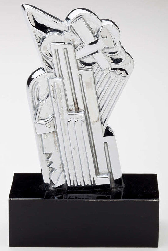 Salute to Airmail by Roy Lichtenstein, 1968 chromium plated copper