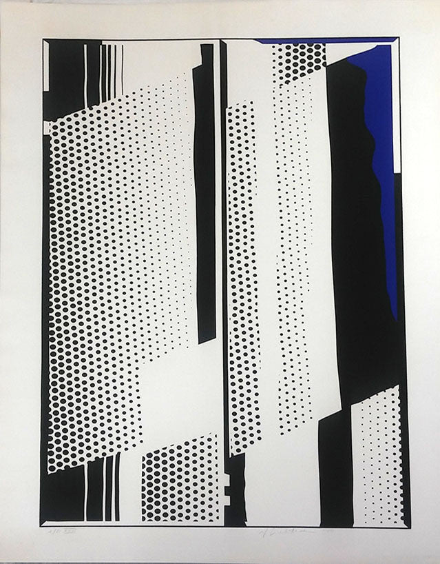 Twin Mirrors by Roy Lichtenstein, 1970 screenprint, white wove paper
