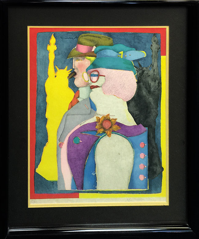 Out of Towners by Richard Lindner, 1969 lithograph