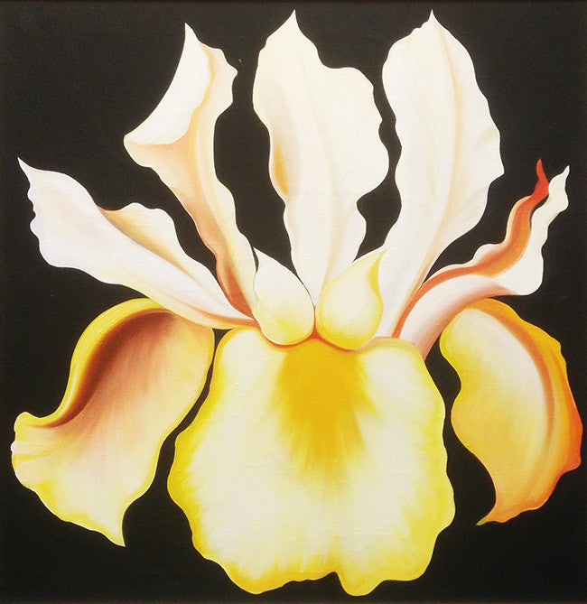 Japanese Iris by Lowell Nesbitt, 1974 oil on canvas