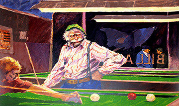 BILLIARDS AT CAFE PALERMO BY ALDO LUONGO
